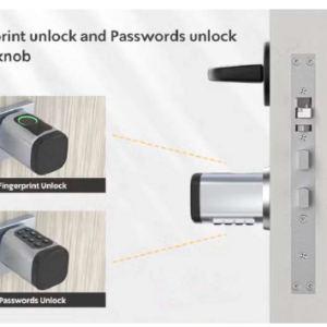 Digital Cylinder - Chrome Black
