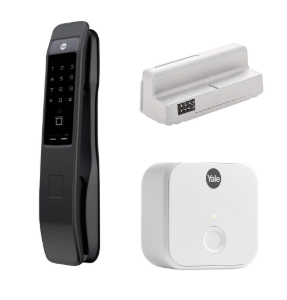 Yale YMI70 Push and Pull Smart Door Lock Advanced Kit